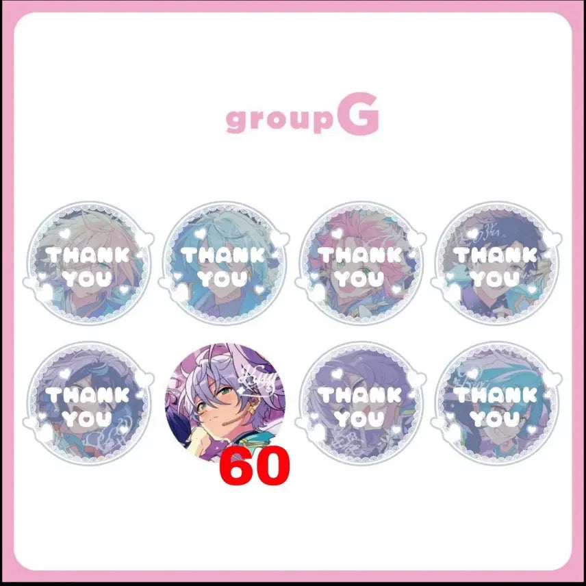 [BUNJANG] Ensemble Stars! 10th Anniversary Can Badge Set - Kanna Esprit Ibekore / 앙스타 10주년 캔뱃지 칸나 에스프리 이베코레 공구
