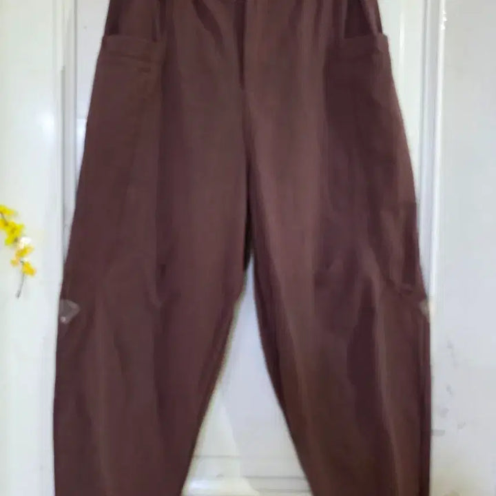 [BUNJANG] Spring Premium Bending Cotton Wide Baggy Pants (Size 77) / 봄  고급스런운  밴딩 면  와이드  베기통바지  77사이즈