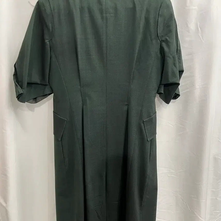 [SOLD OUT] 타임 시그니처 더블 버튼 트렌치 드레스 82-94-160