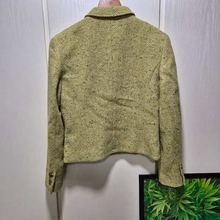 [BUNJANG] Madore Tweed Set Olive / (세일)JPN빈티지.madore 트위드 셋트 올리브