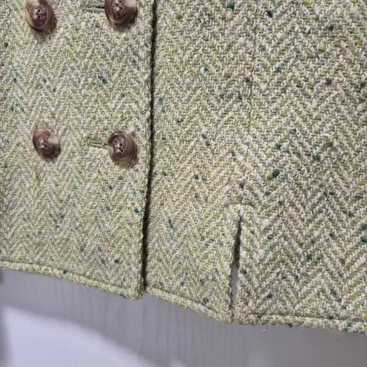 [BUNJANG] Madore Tweed Set Olive / (세일)JPN빈티지.madore 트위드 셋트 올리브