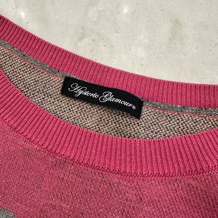 [BUNJANG] Hysteric Glamour Puck Bear Knit / (유일매물) 히스테릭글래머 퍽베어 얇은 니트