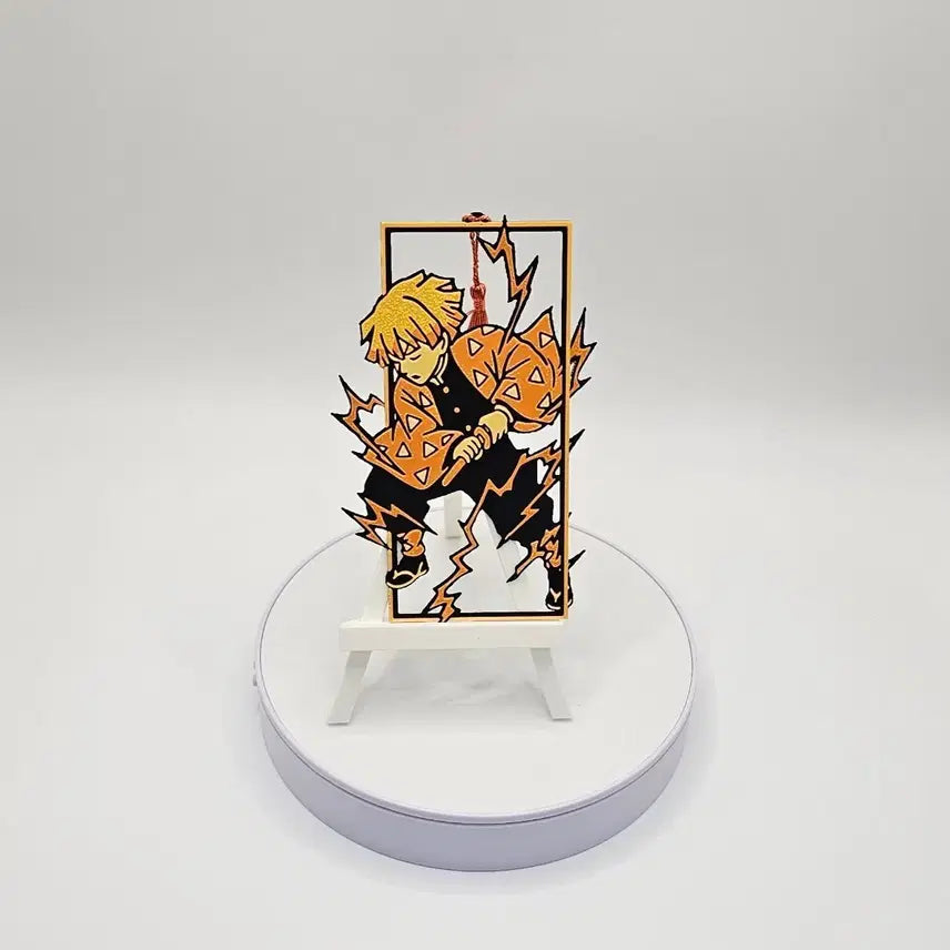 [SOLD OUT] [3D 메모리 아트] 귀멸의 칼날 아가츠마 젠이츠 책갈피