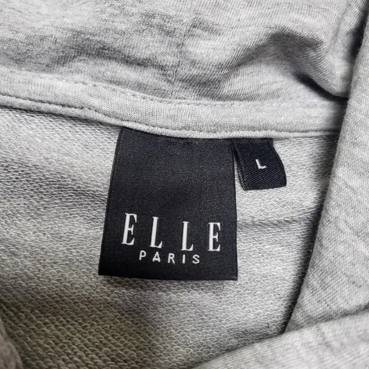 [BUNJANG] Elle Oversized Grey Hoodie Zip-up L / 엘르 오버핏 그레이 후드집업 L