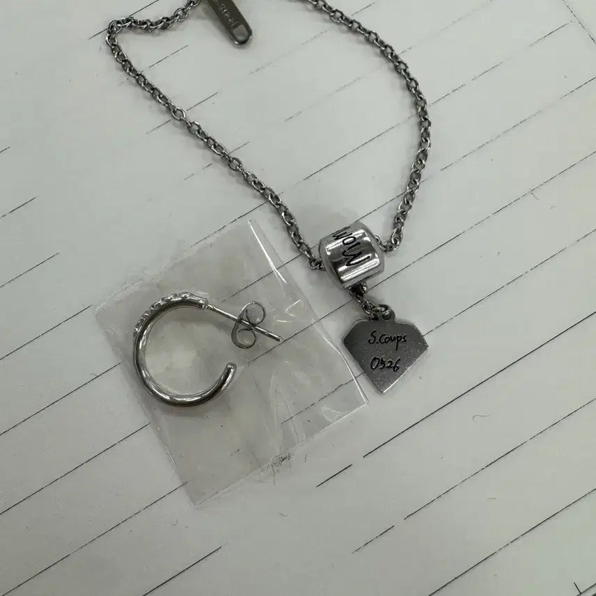 [BUNJANG] SEVENTEEN S.Coups Charm/Earring Bundle Set / 세븐틴 에스쿱스 참/귀걸이