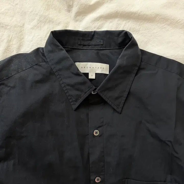 [BUNJANG] BROWN YARD Black Shirt (Size 2) / BROWN YARD 블랙 셔츠 2사이즈