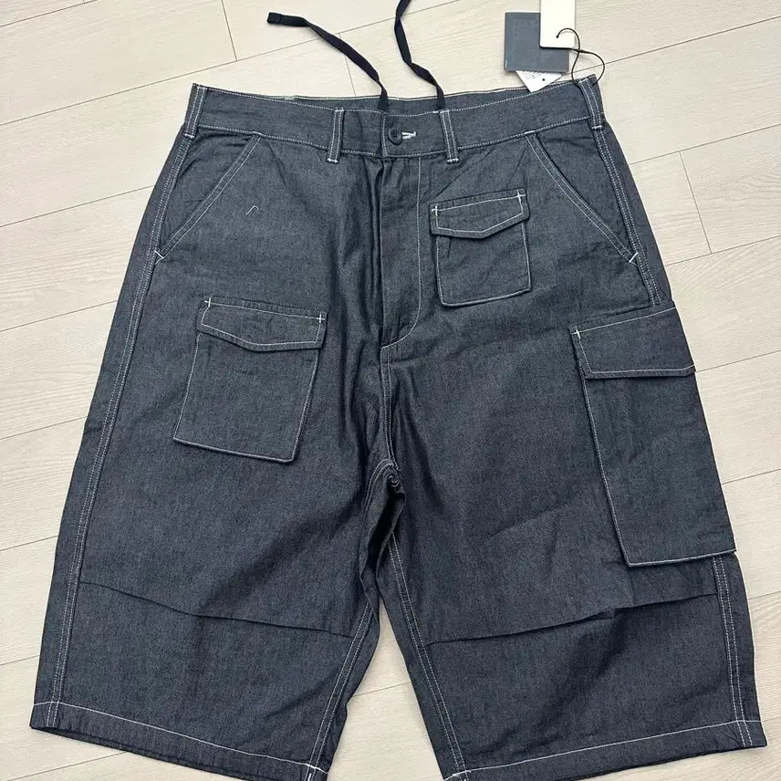 [BUNJANG] GU Engineered Garments Utility Shorts Blue XL / 26SS GU X 엔지니어드가먼츠 유틸리티쇼츠 새제품