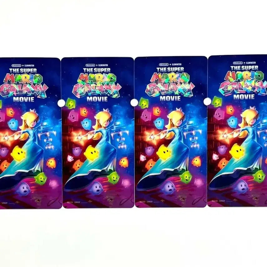 [SOLD OUT] 2종 1세트) 슈퍼 마리오 갤럭시 스페셜티켓 씨네큐 특전 굿즈