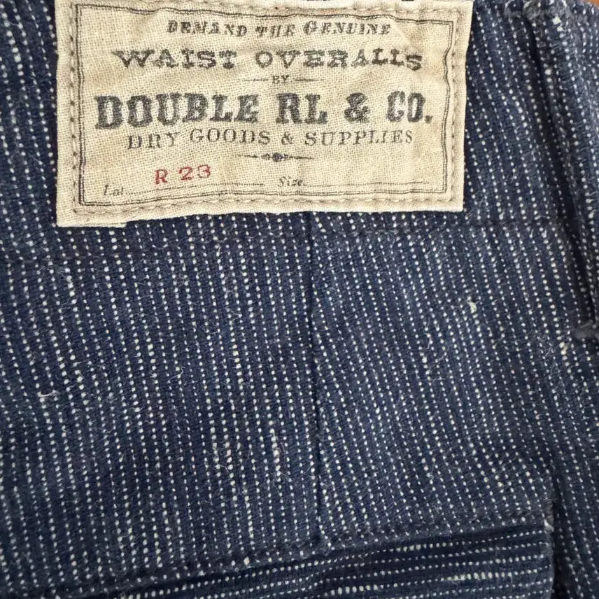 [SOLD OUT] RRL 더블알엘 인디고 블루 와바시 오피서 팬츠 32
