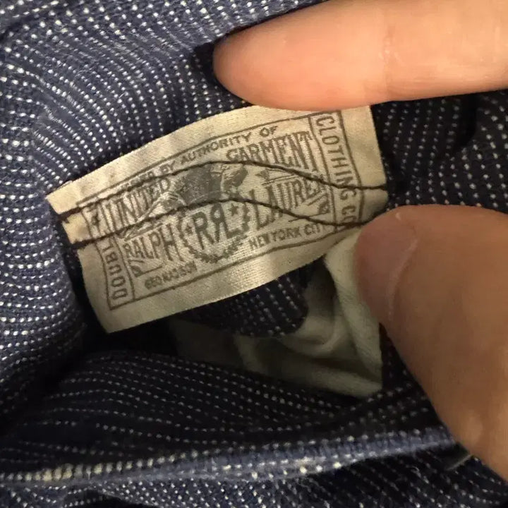 [SOLD OUT] RRL 더블알엘 인디고 블루 와바시 오피서 팬츠 32