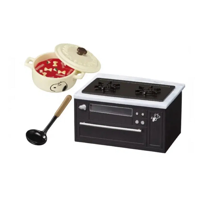 [BUNJANG] Re-Ment Snoopy Mono Kitchen Gas Range Miniature / 리멘트 식완 스누피 모노 키친 피규어 미니어쳐 4번 주방 가스레인지