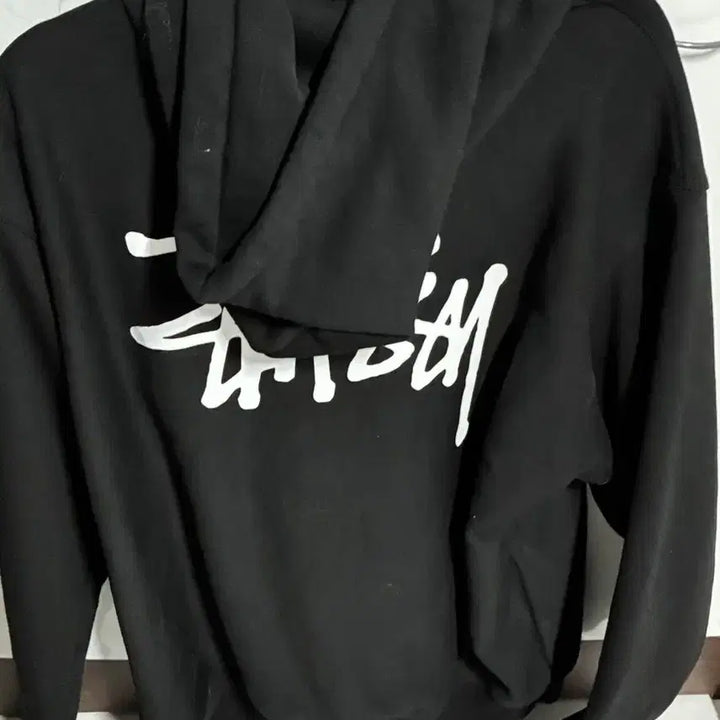 [BUNJANG] Stussy Hoodie Black / 스투시 후드 블랙