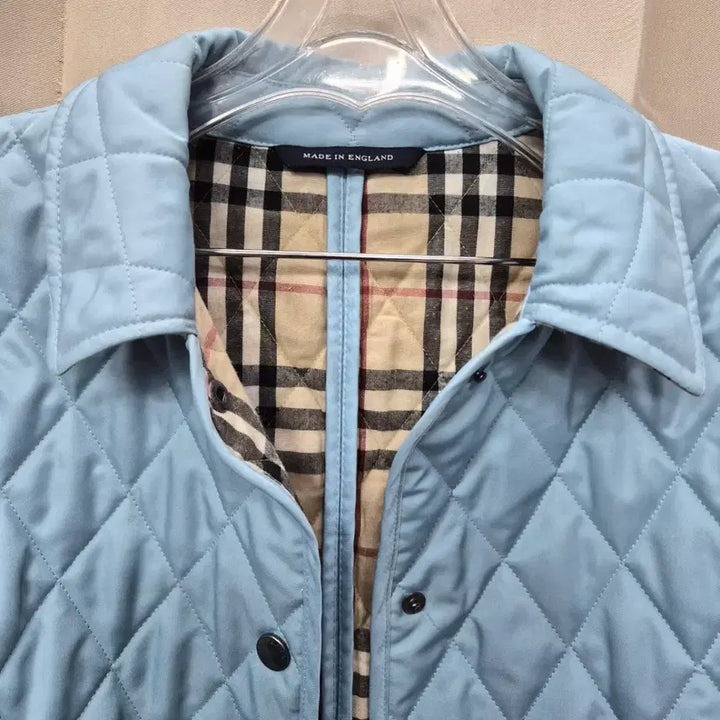 [BUNJANG] Burberry Quilted Jacket Light Blue / 버버리 퀼팅 자켓 라이트 블루