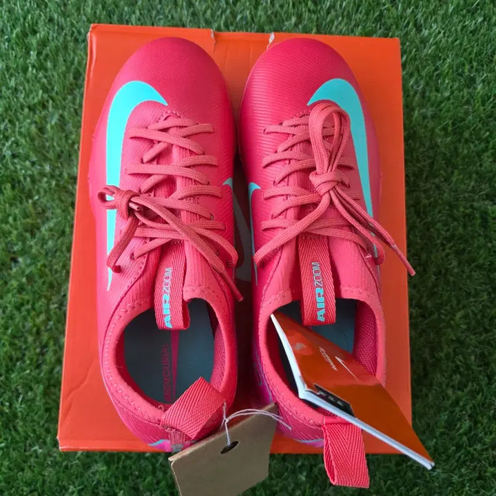 [BUNJANG] Nike Air Zoom Futsal Shoes Red/Mint / 나이키 에어 줌 풋살화 레드/민트 새상품