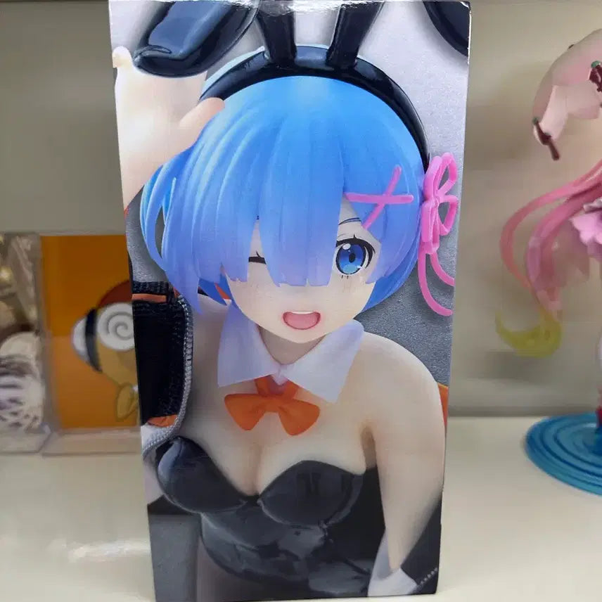 [BUNJANG] Re:Zero Rem Bunny Girl Jumper Black Figure (Sealed) / [미개봉] [현물] Re:제로 리제로 렘 바니걸 점퍼 블랙 피규어