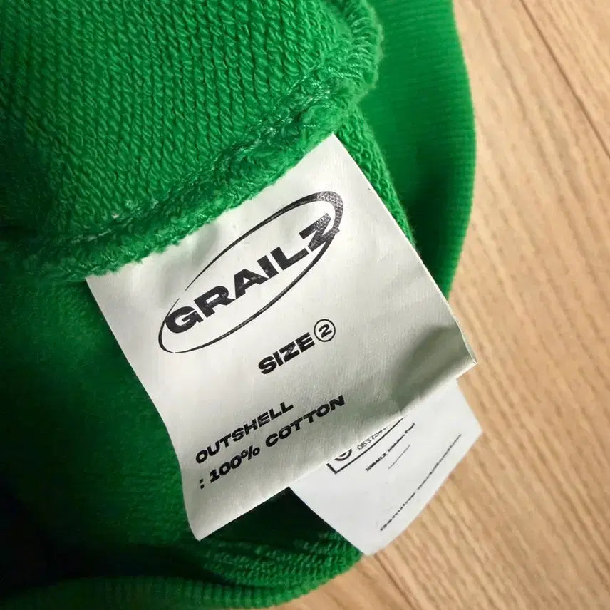 [BUNJANG] Grails Hoodie Green/Blue / [2]그레일즈 후드 그린