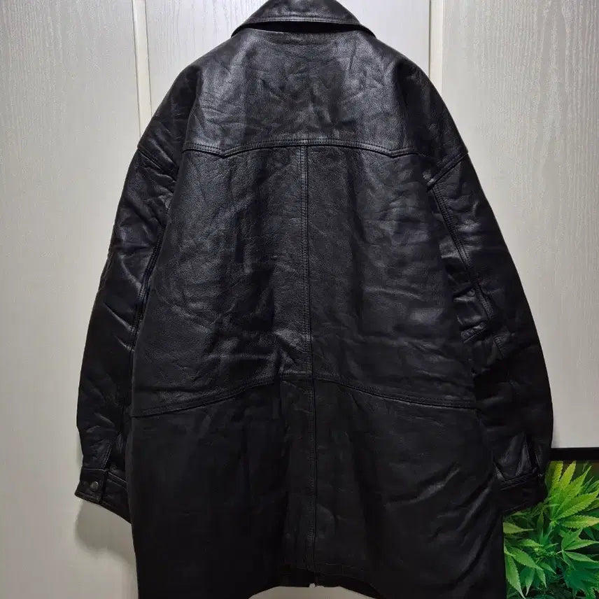[BUNJANG] JPN Vintage Cowhide Car Coat / (3시간,타임세일)JPN빈티지. 소가죽 카코트 블랙