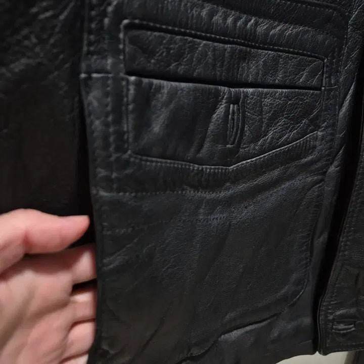 [BUNJANG] JPN Vintage Cowhide Car Coat / (3시간,타임세일)JPN빈티지. 소가죽 카코트 블랙