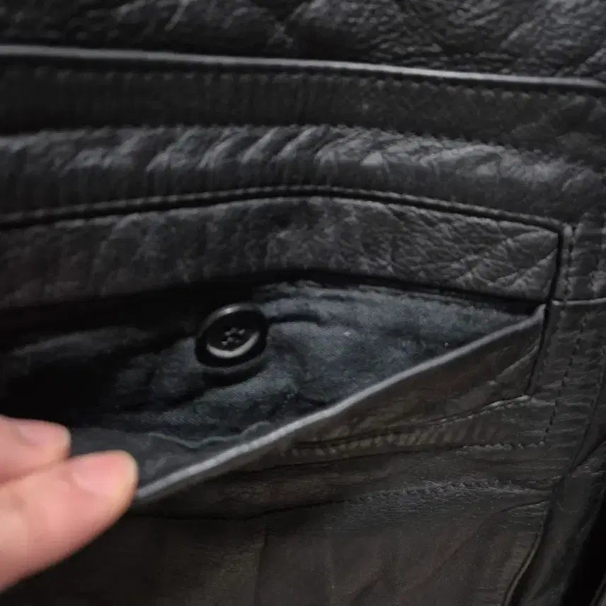 [BUNJANG] JPN Vintage Cowhide Car Coat / (3시간,타임세일)JPN빈티지. 소가죽 카코트 블랙