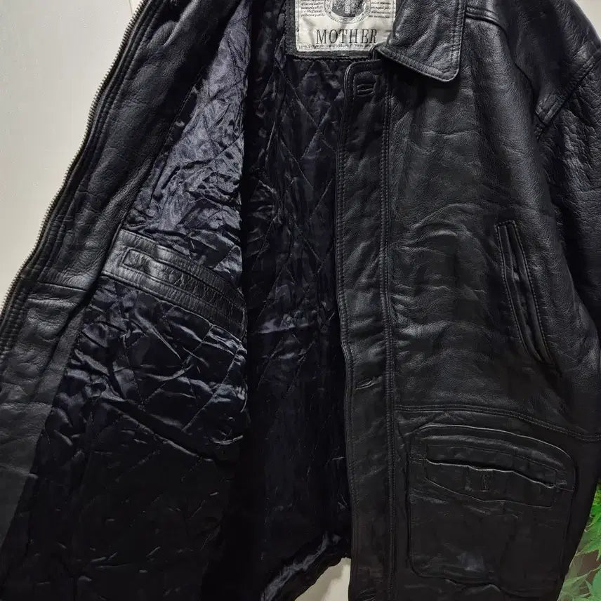 [BUNJANG] JPN Vintage Cowhide Car Coat / (3시간,타임세일)JPN빈티지. 소가죽 카코트 블랙