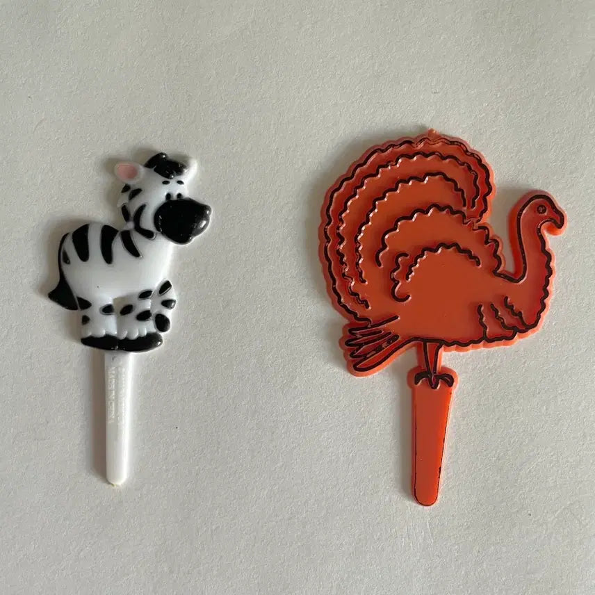[BUNJANG] Vintage 1970s Turkey Cake Pick / 1970s/빈티지 케이크픽 칠면조