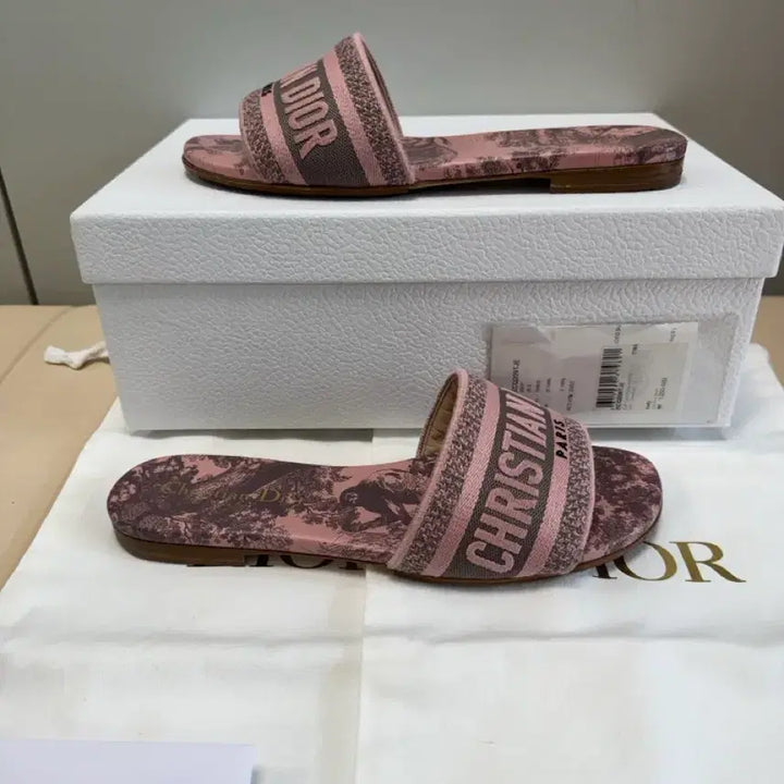 [BUNJANG] Dior Dway Slide Sandals / 36.5/235)디올 디웨이 슬리퍼 샌들