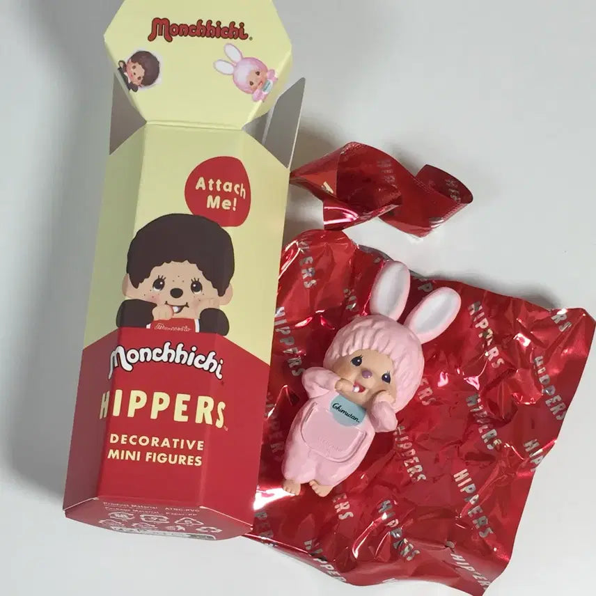 [BUNJANG] Chimutan Pink Rabbit Monchhichi Hyper Sonny Angel / 치무탄 핑크 토끼 몬치치 히퍼 소니엔젤