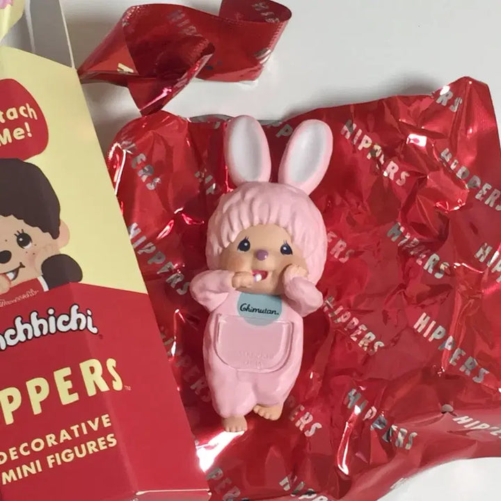[BUNJANG] Chimutan Pink Rabbit Monchhichi Hyper Sonny Angel / 치무탄 핑크 토끼 몬치치 히퍼 소니엔젤