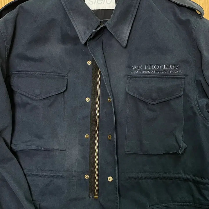 [BUNJANG] SEO Washed Cotton Field Jacket Navy / [에스이오] WASHED COTTON FIELD JACKET NAVY