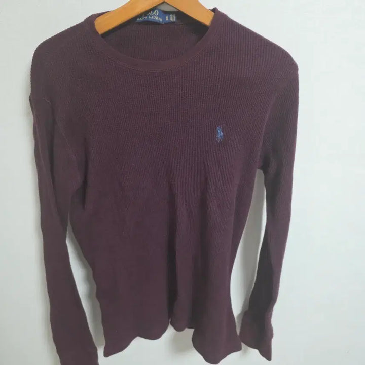 [SOLD OUT] 폴로 랄프로렌 와플 써멀 긴팔 티셔츠 버건디 (XL)