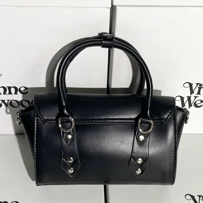 [BUNJANG] Vivienne Westwood Brown Leather Tote Bag Clutch / 비비안웨스트우드 토트백 클러치백  갈색  은장