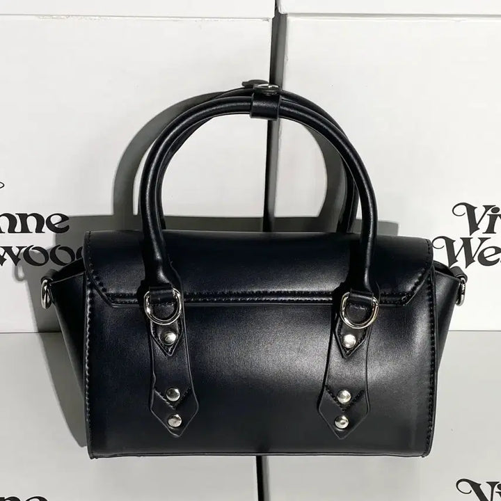 [BUNJANG] Vivienne Westwood Brown Leather Tote Bag Clutch / 비비안웨스트우드 토트백 클러치백  갈색  은장