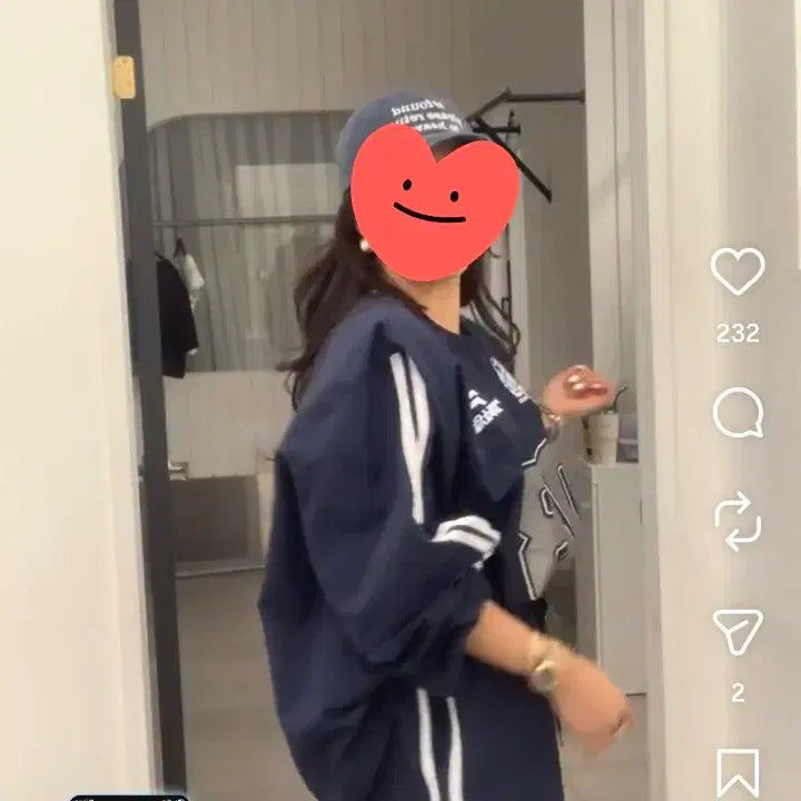 [BUNJANG] The First Anorak Set (Navy) / 벨201 더퍼스트 아노락80 세트(네이비)