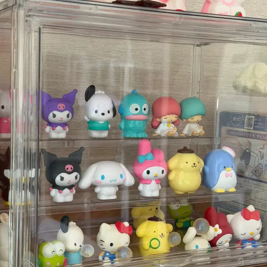 [BUNJANG] Sanrio Figure Bundle Set with Storage Case / 산리오 피규어 일괄 (보관함포함)