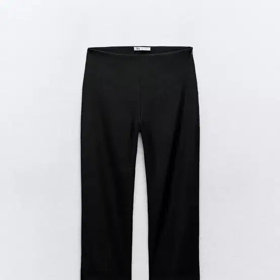 [BUNJANG] Zara Black Capri Slit Pants / (Zara)자라 블랙 카프리 슬릿 팬츠
