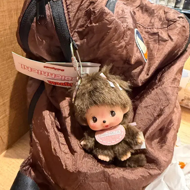 [BUNJANG] Monchhichi European Bebechichi Big Head Keyring / 몬치치 유럽 베비치치 빅헤드 키링 새제품