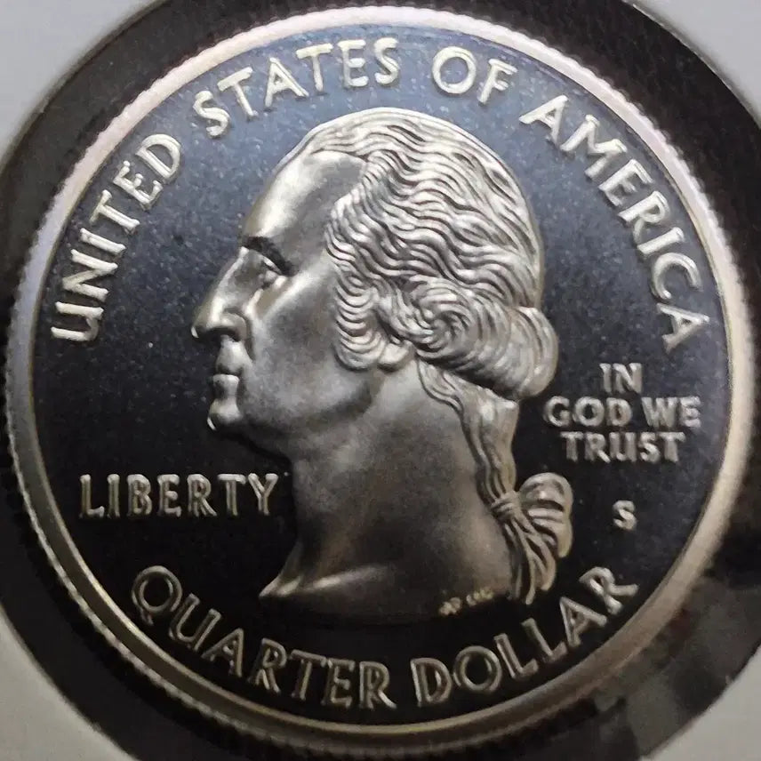 [BUNJANG] 2002 Tennessee State Quarter Coin Proof Rainbow Toning / 2002년 s테네시 주 쿼터. 프루프. 레인보우토닝  주화