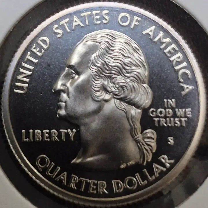 [BUNJANG] 2002 Tennessee State Quarter Coin Proof Rainbow Toning / 2002년 s테네시 주 쿼터. 프루프. 레인보우토닝  주화