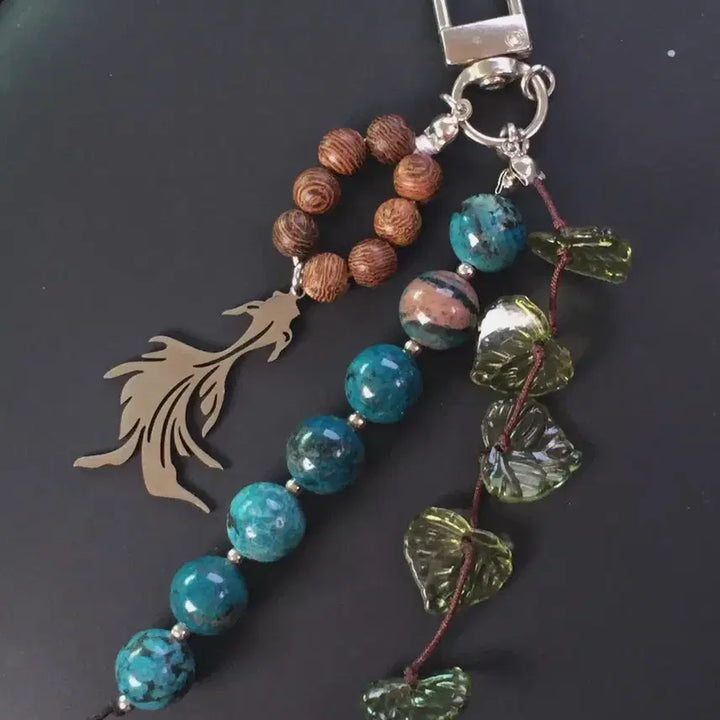 [BUNJANG] Fish Bead Keychain / 물살고리 비즈 키링