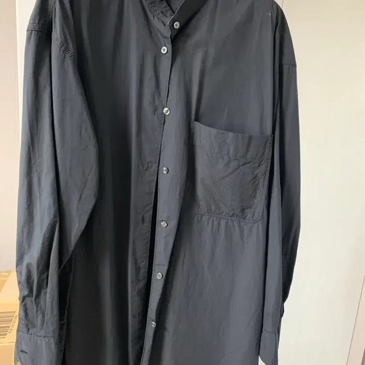 [BUNJANG] Uniqlo U Oversized Long Dark Gray Shirt (M) / 유니클로u오버사이즈 롱 다크그레이셔츠m판매