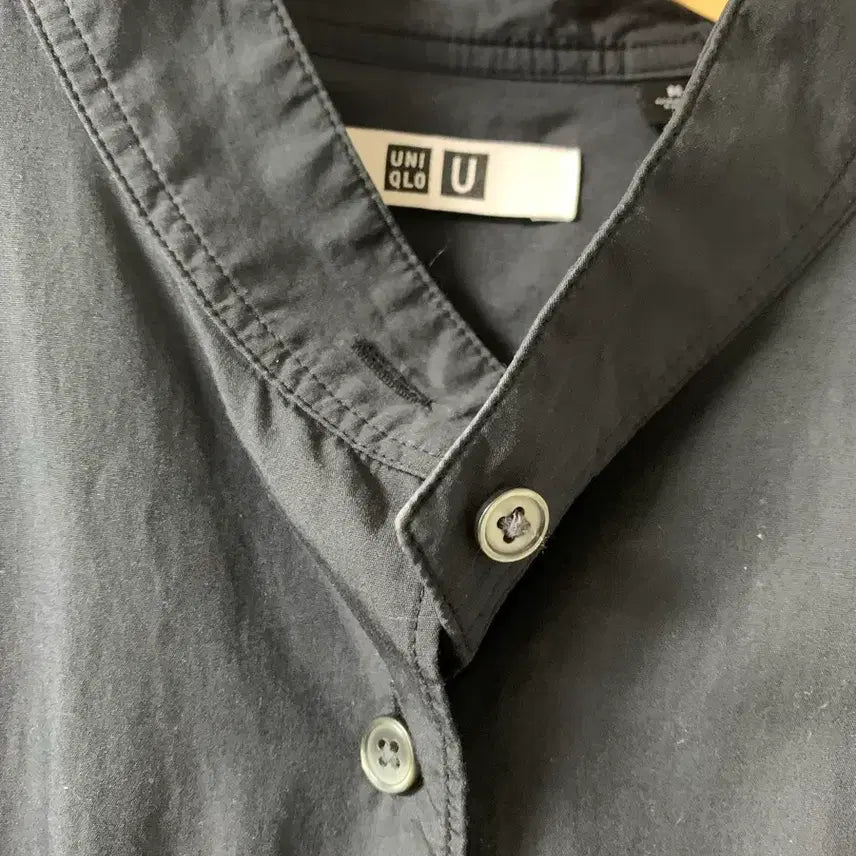 [BUNJANG] Uniqlo U Oversized Long Dark Gray Shirt (M) / 유니클로u오버사이즈 롱 다크그레이셔츠m판매