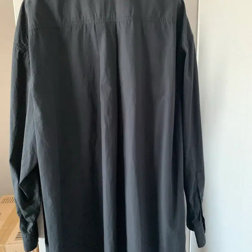 [BUNJANG] Uniqlo U Oversized Long Dark Gray Shirt (M) / 유니클로u오버사이즈 롱 다크그레이셔츠m판매