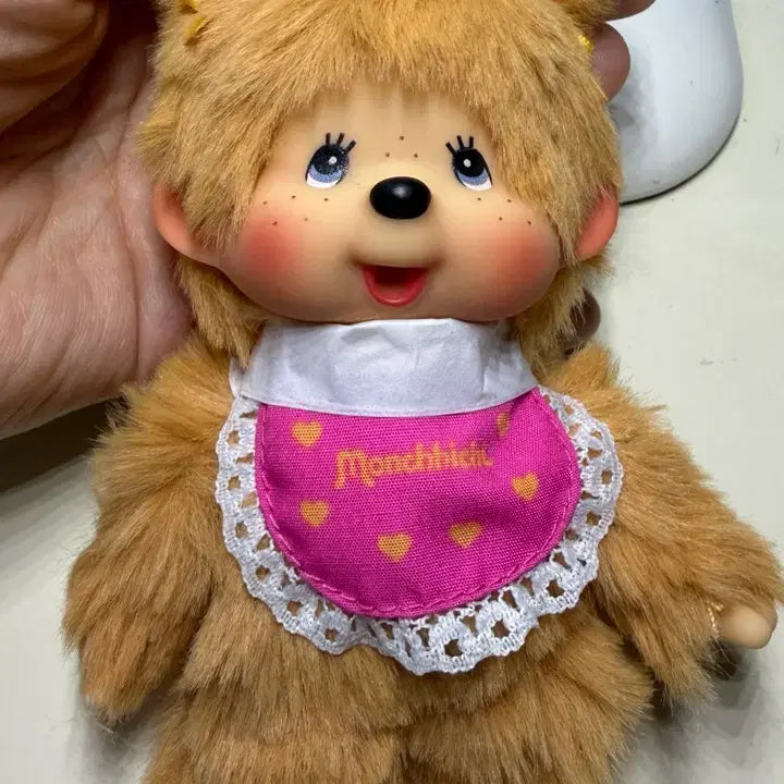 [BUNJANG] Monchhichi Gold Twin Tails Keyring / 홍콩 몬치치 골드 양갈래 키링 새제품