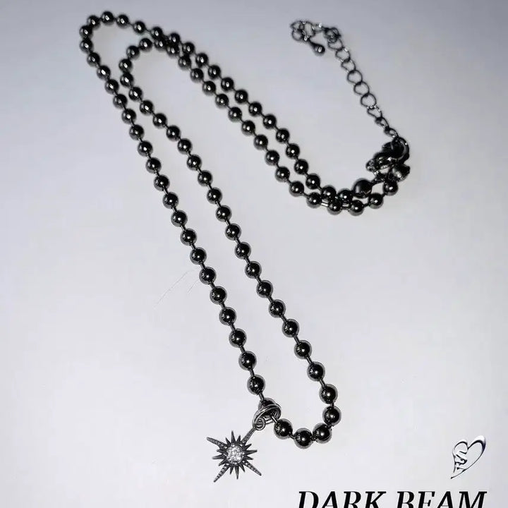 [BUNJANG] Dark Beam Choker Necklace / 수집 다크 빔 초커 패션 목걸이