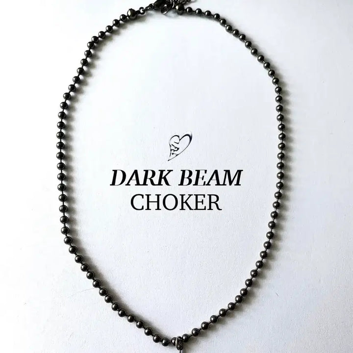 [BUNJANG] Dark Beam Choker Necklace / 수집 다크 빔 초커 패션 목걸이