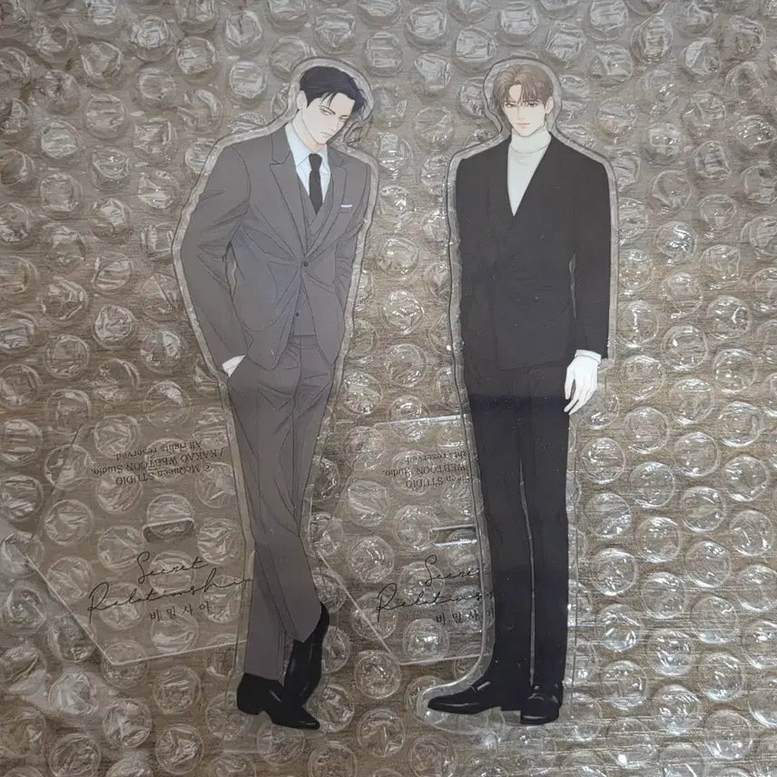 [BUNJANG] Secret Relationship Kim Soo Hyun Shin Jae Min Acrylic 2-Piece Set / 일괄] 비밀사이 김수현 신재민 아크릴 2종 bl