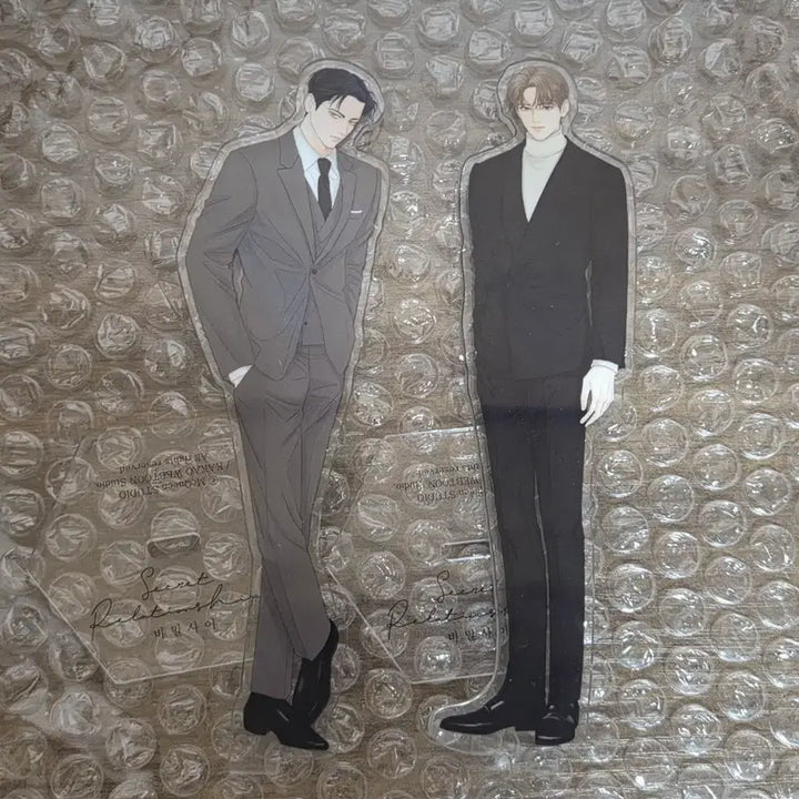 [BUNJANG] Secret Relationship Kim Soo Hyun Shin Jae Min Acrylic 2-Piece Set / 일괄] 비밀사이 김수현 신재민 아크릴 2종 bl