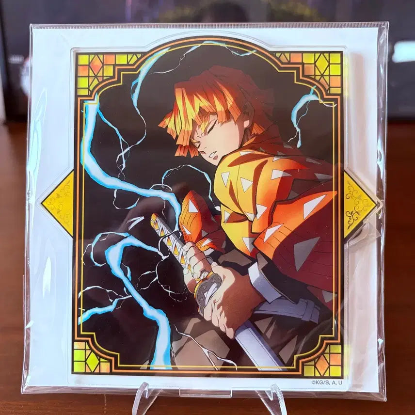 [BUNJANG] Demon Slayer: Kimetsu no Yaiba Zenitsu Agatsuma Concentration Acrylic Stand / 귀멸의칼날 젠이츠 전집중전 아크릴 스탠드