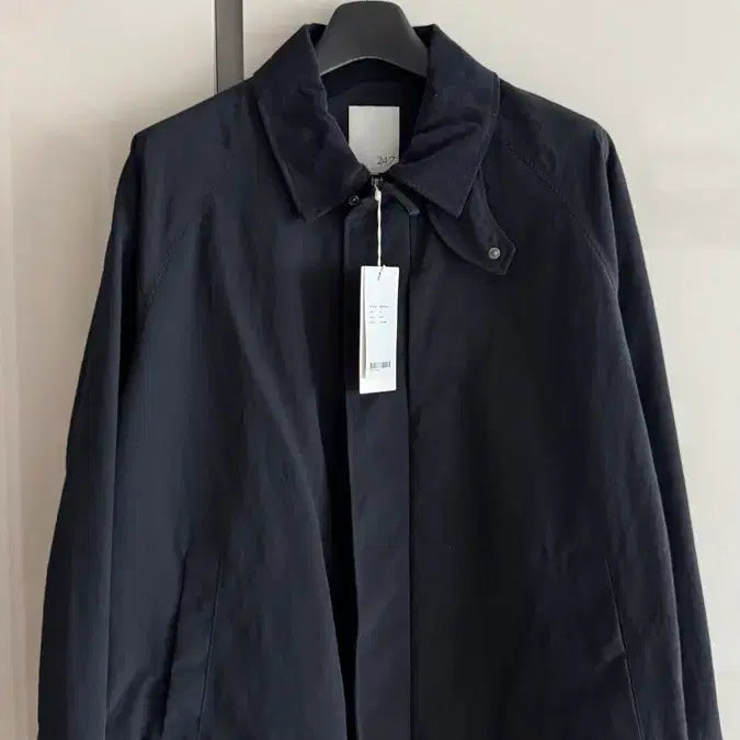 [BUNJANG] 24/7 Series Collared Work Jacket - Navy / 24/7시리즈 collared work jacket navy