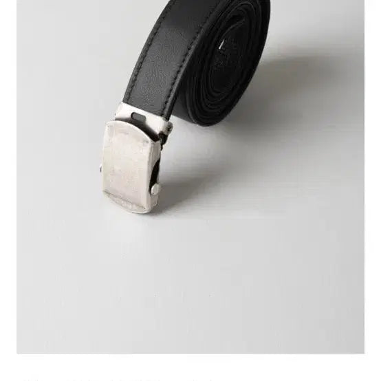 [BUNJANG] The Fabric Web Belt Leather Black / 더패브릭 벨트 WEB BELT LEATHER BLACK